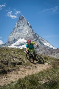 Low position on bike