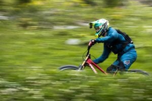 Mountain Biking fast